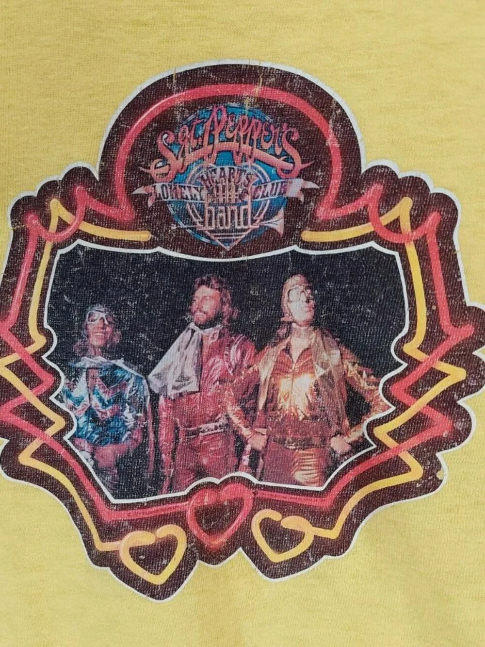 Vintage 70s Beatles 'Sgt Peppers Lonely Hearts Club' 1978 Film Kid's Tee. Sz M.